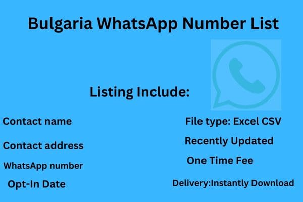 Bulgaria WhatsApp Number List