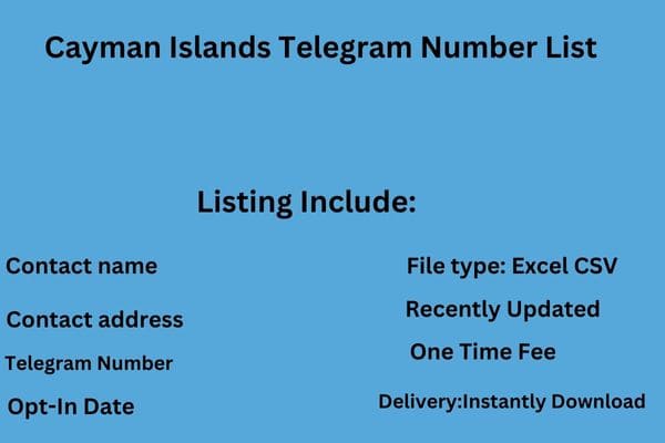 Cayman Islands Telegram Number List