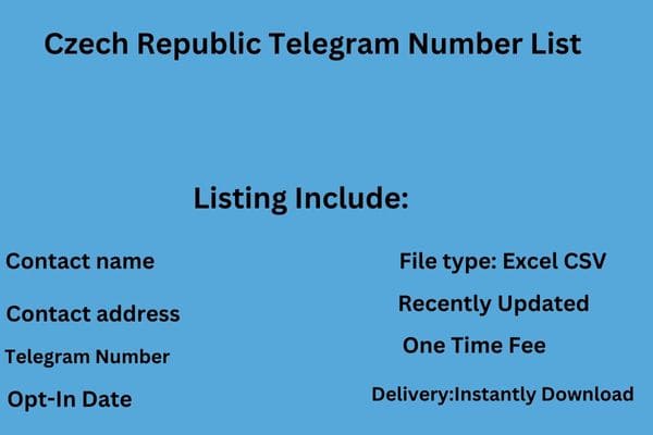 Czech Republic Telegram Number List