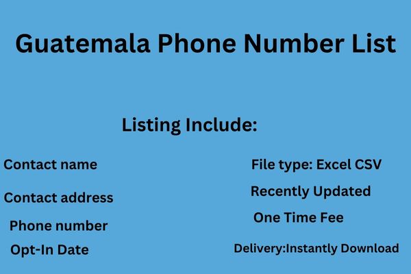 Guatemala Phone Number List