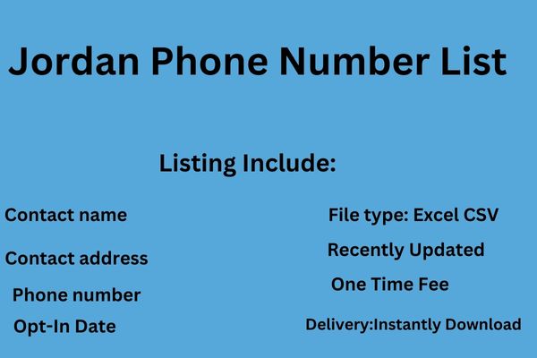 Jordan Phone Number List