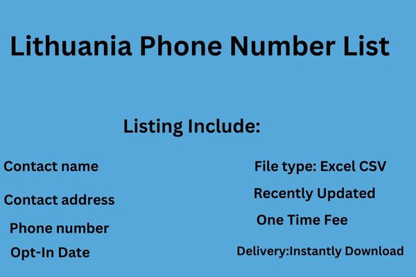 Lithuania Phone Number List