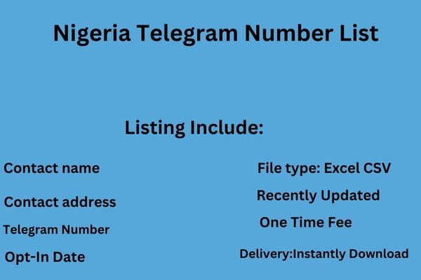 Nigeria Telegram Number List