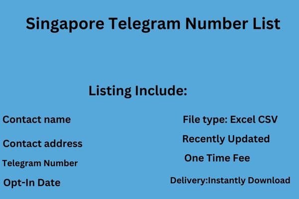 Singapore Telegram Number List