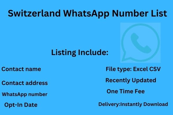 Switzerland WhatsApp Number List