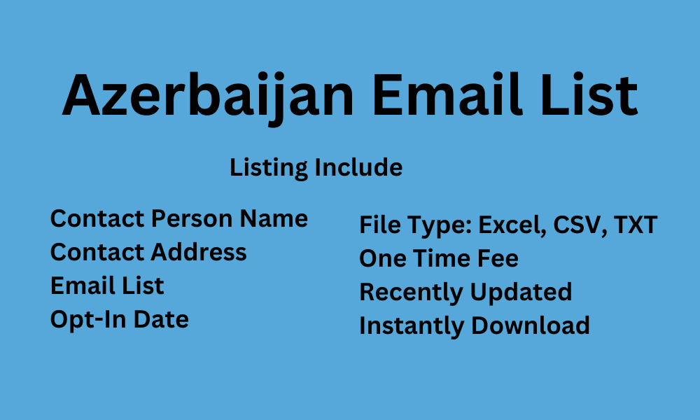 Azerbaijan email list