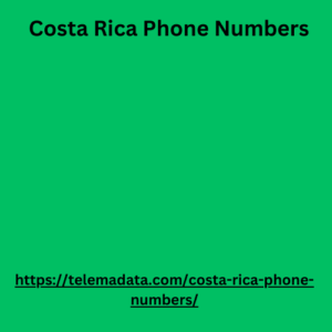 Costa Rica Phone Numbers