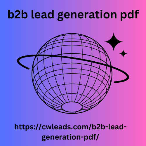 b2b lead generation pdf