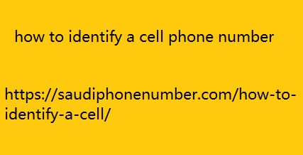 how to identify a cell phone number