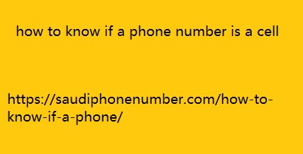 how to know if a phone number is a cell