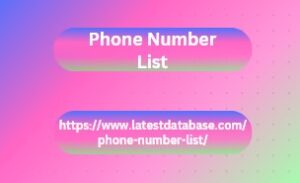 Phone Number List