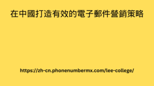 在中國打造有效的電子郵件營銷策略