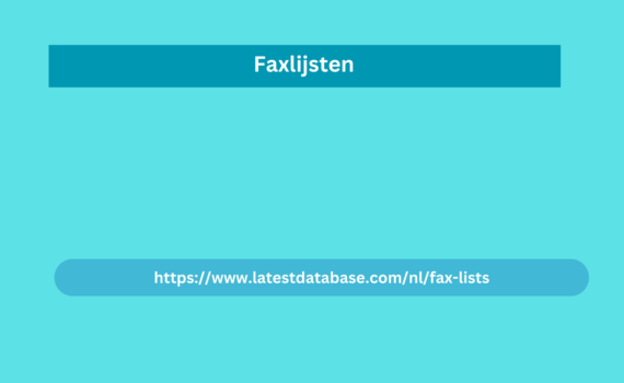 Faxlijsten