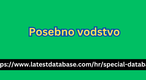 Posebno vodstvo