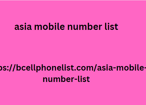 asia mobile number list