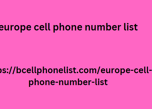 europe cell phone number list